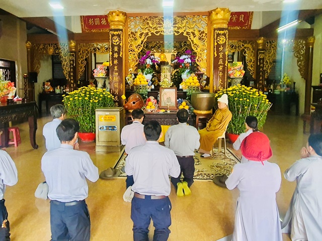 Phân ban GĐPT tỉnh vấn an chư Tôn đức đầu năm Quý Mão